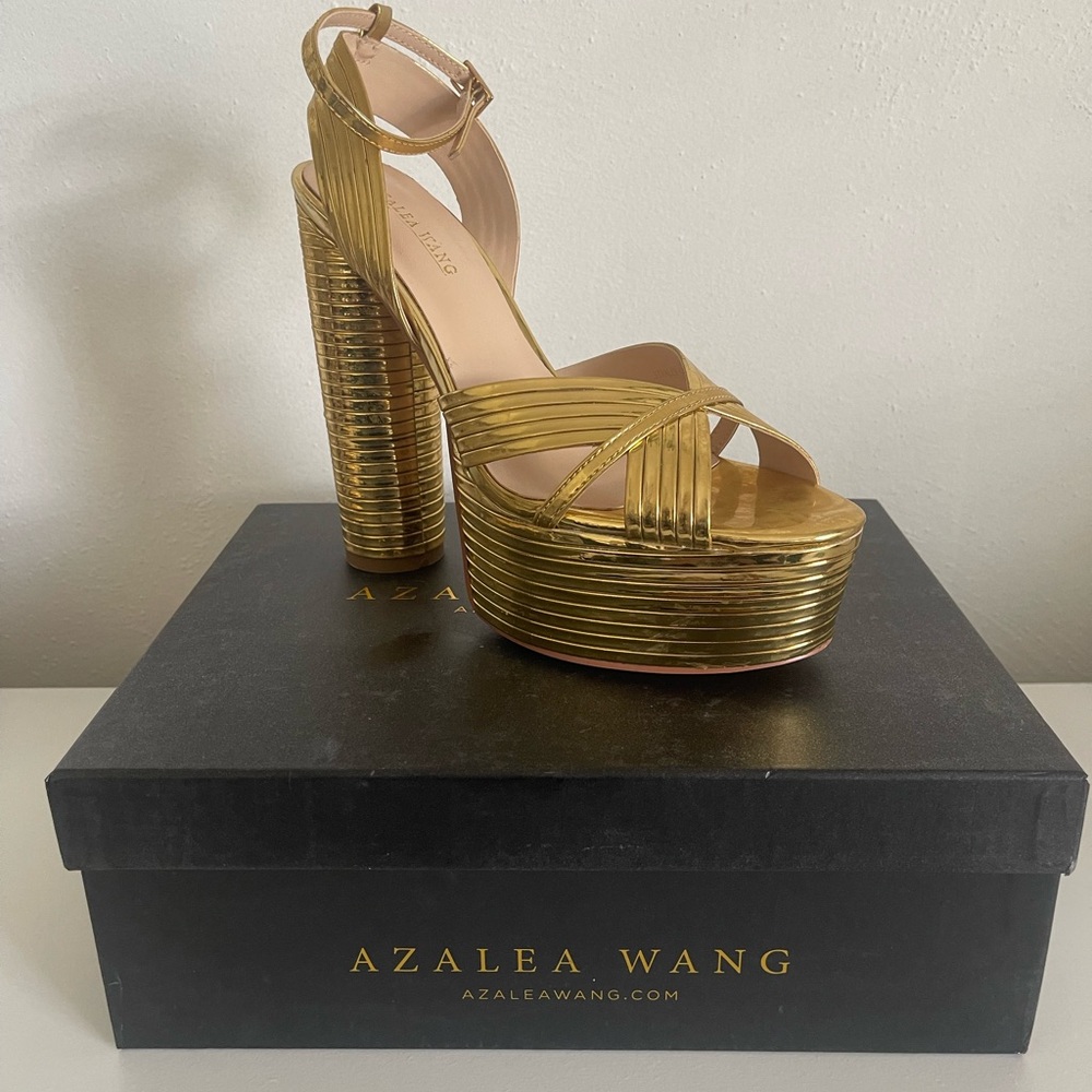 AZALEA WANG- LIKE NEW PLATFORM HEELS.